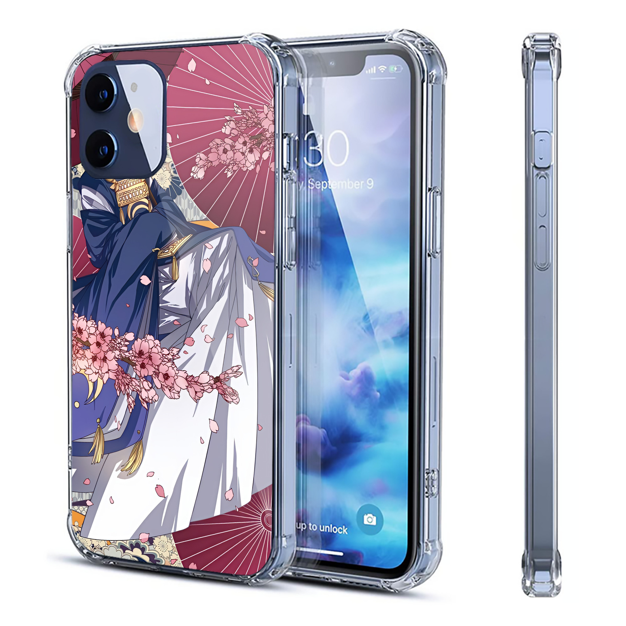 （画像用） 刀剣乱舞 Touken Ranbu 【iPhone 12シリーズ対応】透明スマホケース（クリアソフトケース）